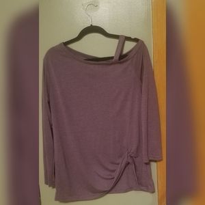 Off should Strap Twist Top